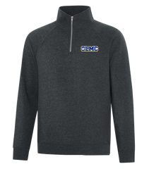 Cougars Staff Adult Vintage 1/4 Zip Sweatshirt with Embroidered Logo