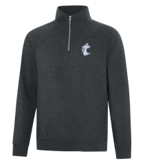 Holy Cross Staff Adult Vintage 1/4 Zip Sweatshirt with Embroidered Logo