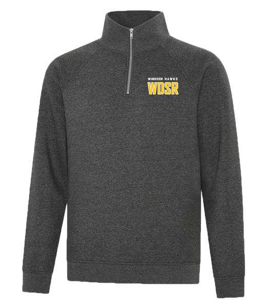 WDSR Adult Vintage 1/4 Zip Sweatshirt with Embroidered Logo