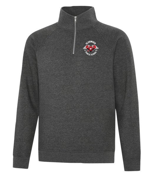 Glenwood Adult Vintage 1/4 Zip Sweatshirt with Embroidered Logo