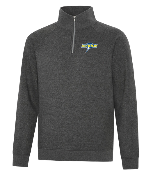 Storm Staff Adult Vintage 1/4 Zip Sweatshirt with Embroidered Logo