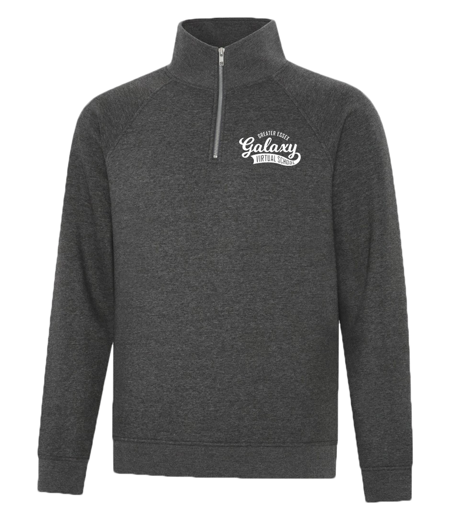 Galaxy Staff Adult Vintage 1/4 Zip Sweatshirt with Embroidered Logo