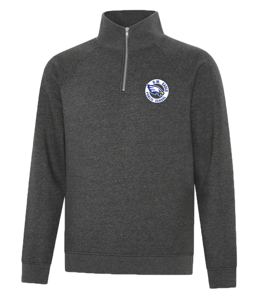 Eagles Staff Adult Vintage 1/4 Zip Sweatshirt with Embroidered Logo