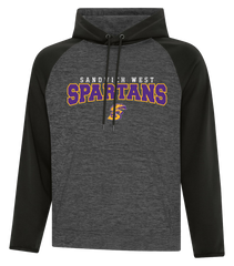 Spartans Staff Adult Dri-Fit Hoodie With Embroidered logo