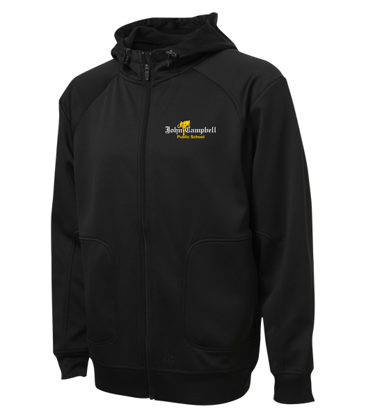 John Campbell Staff Adult Hooded Yoga jacket with Embroidered Logo