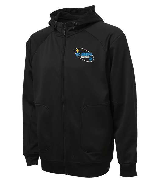 St. Joseph Staff Adult Hooded Yoga jacket with Embroidered Logo
