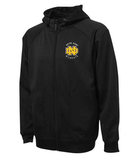 Wildcats Staff Adult Hooded Yoga jacket with Embroidered Logo