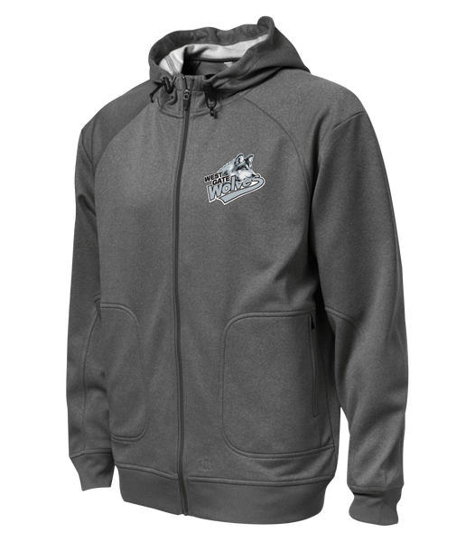 Wolves Staff Adult Hooded Yoga jacket with Embroidered Logo
