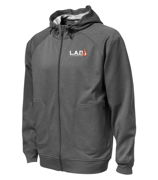 LAD Adult Hooded Yoga jacket with Embroidered Logo