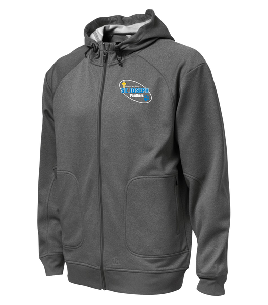 St. Joseph Staff Adult Hooded Yoga jacket with Embroidered Logo