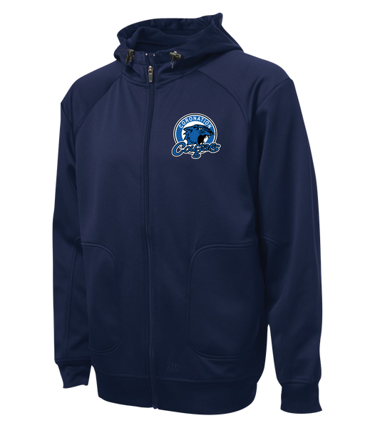 Coronation Cougars Staff Adult Hooded Yoga jacket with Embroidered Logo