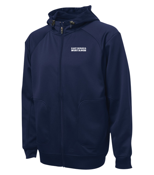 East Mersea Adult Hooded Yoga jacket with Embroidered Logo