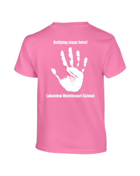 Lakeview Anti-Bullying Adult Soft Touch Short Sleeve with Printed Logo