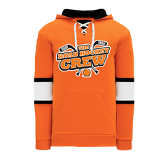 The Road Hockey Crew Youth Stripe Lace Hoodie with Full Colour Logo