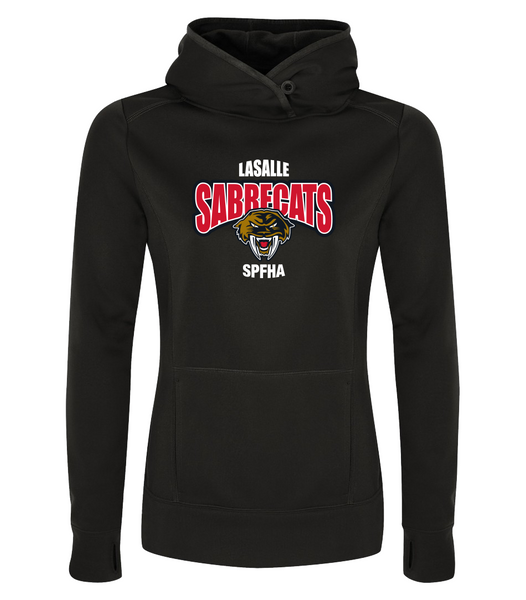 Sabrecats Dri-Fit Ladies Sweatshirt with Embroidered Applique & Personalization