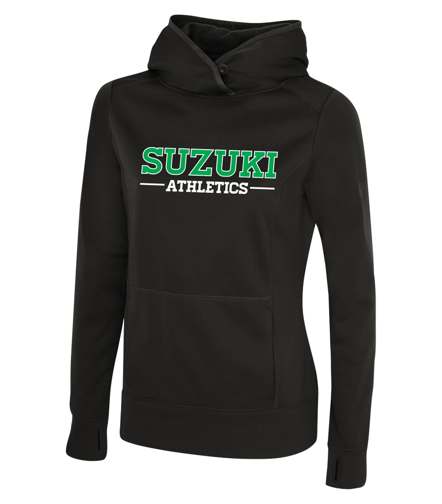 LADIES Suzuki Athletics Dri-Fit Hoodie With *Embroidered* Logo