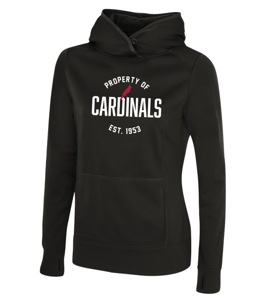 Cardinals Alumni Ladies Dri-Fit Sweatshirt with Printed Logo