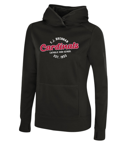 Brennan Cardinals Alumni Ladies Dri-Fit Sweatshirt with Printed Logo