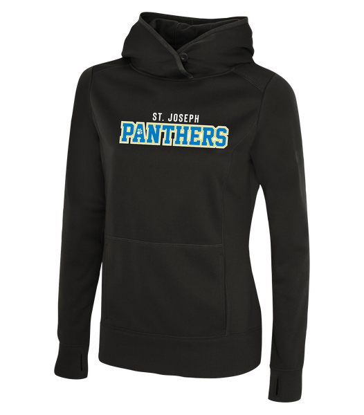 St. Joseph Staff Ladies Dri-Fit Hoodie With Personalized Lower Back