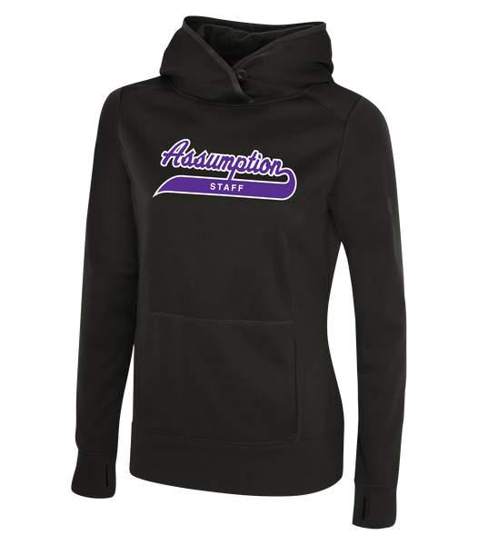 Assumption Staff Ladies Dri-Fit Sweatshirt with Embroidered Applique