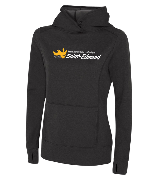 Saint-Edmond Ladies Dri-Fit Sweatshirt with Printed Logo