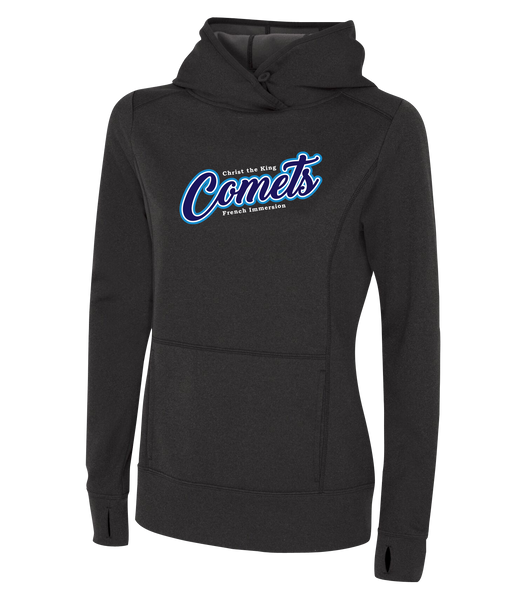 Comets Ladies Dri-Fit Hoodie With Embroidered logo