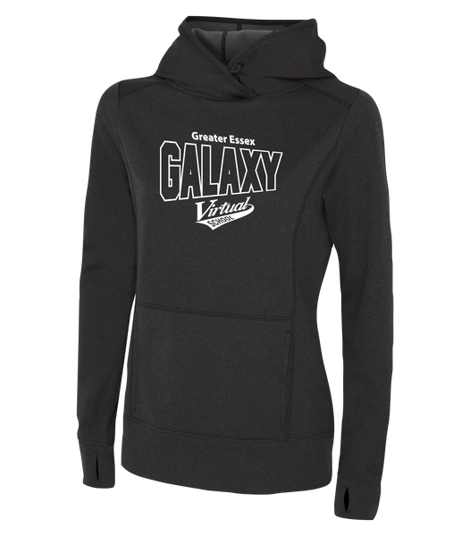 Galaxy Virtual School Staff Ladies Dri-Fit Hoodie With Printed logo