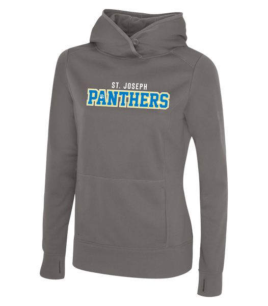 St. Joseph Staff Ladies Dri-Fit Hoodie With Personalized Lower Back
