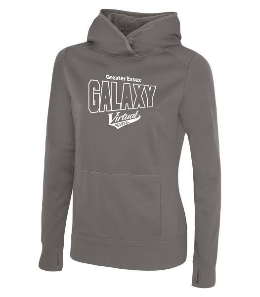 Galaxy Virtual School Staff Ladies Dri-Fit Hoodie With Printed logo