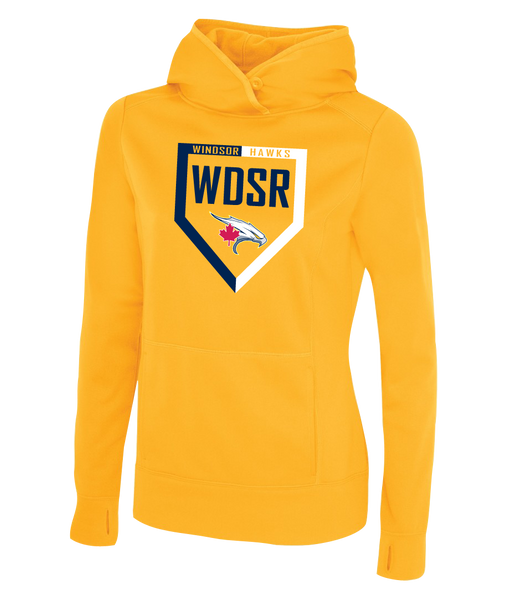 WDSR Ladies Dri-Fit Hoodie With Printed Logo