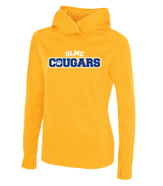 OLMC Cougars Ladies Dri-Fit Hoodie With Printed Logo