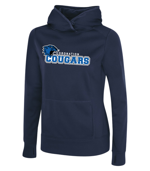 Coronation Cougars Staff Ladies Dri-Fit Sweatshirt with Embroidered Applique