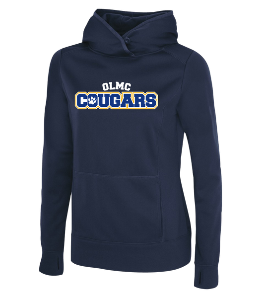 OLMC Cougars Ladies Dri-Fit Hoodie With Printed Logo