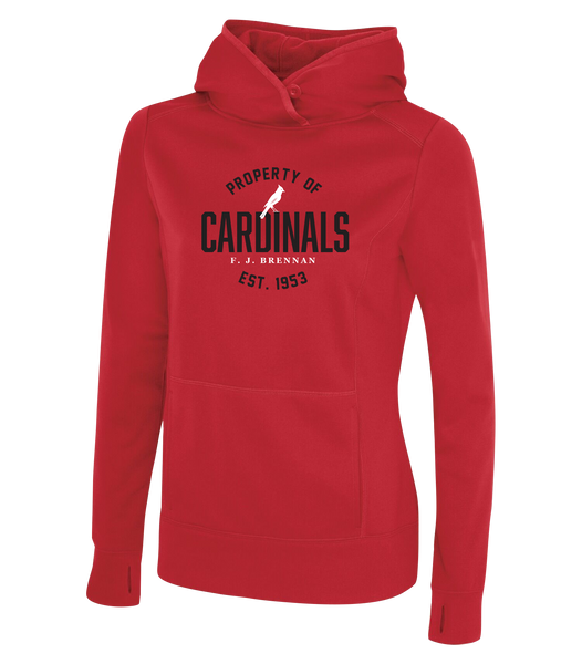 Cardinals Alumni Ladies Dri-Fit Sweatshirt with Printed Logo
