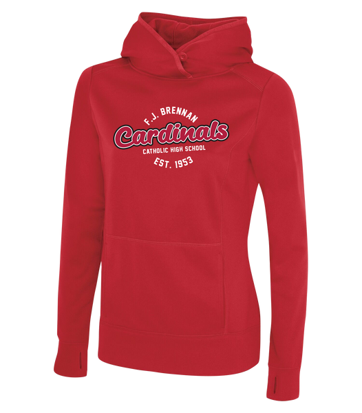 Brennan Cardinals Alumni Ladies Dri-Fit Sweatshirt with Printed Logo