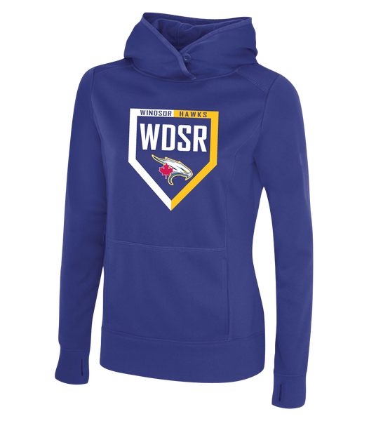 WDSR Ladies Dri-Fit Hoodie With Printed Logo