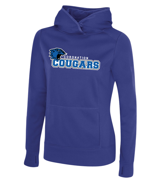 Coronation Cougars Staff Ladies Dri-Fit Sweatshirt with Embroidered Applique