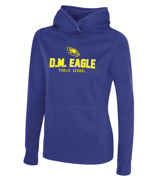 Eagles Staff Ladies Dri-Fit Hoodie with Embroidered Applique and Personalized Lower Back