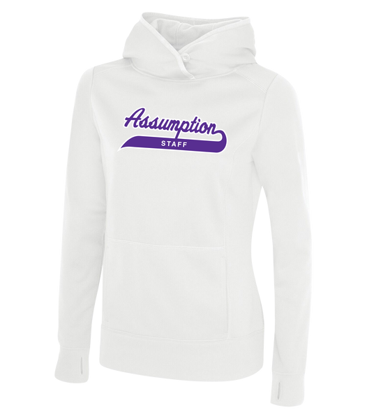 Assumption Staff Ladies Dri-Fit Sweatshirt with Embroidered Applique