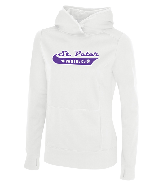 St. Peter Ladies Dri-Fit Hoodie With Embroidered Logo