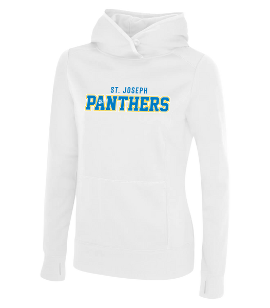 St. Joseph Staff Ladies Dri-Fit Hoodie With Personalized Lower Back