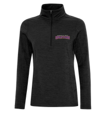 Spartans Staff Ladies Vintage 1/2 Zip Sweatshirt with Embroidered Logo