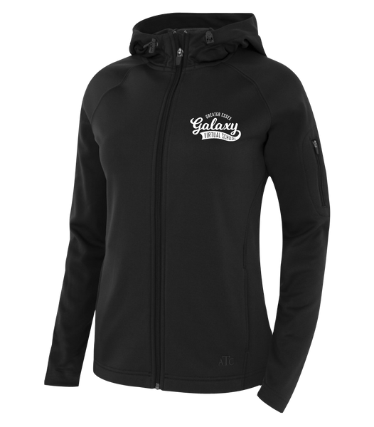 Galaxy Staff Ladies Hooded Yoga jacket with Embroidered Logo