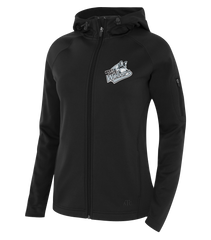 Wolves Staff Hooded Yoga jacket with Embroidered Logo LADIES