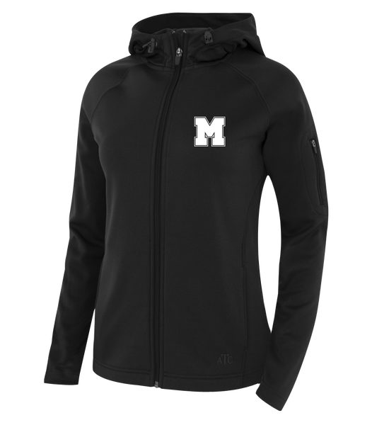 Mustang Staff Ladies Hooded Yoga jacket with Embroidered Logo
