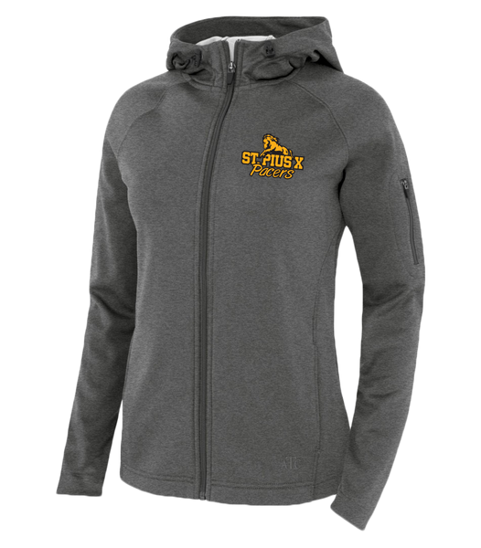 Pacers Staff Ladies Hooded Yoga jacket with Embroidered Logo