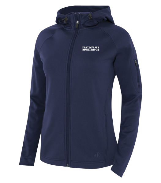 East Mersea Ladies Hooded Yoga jacket with Embroidered Logo