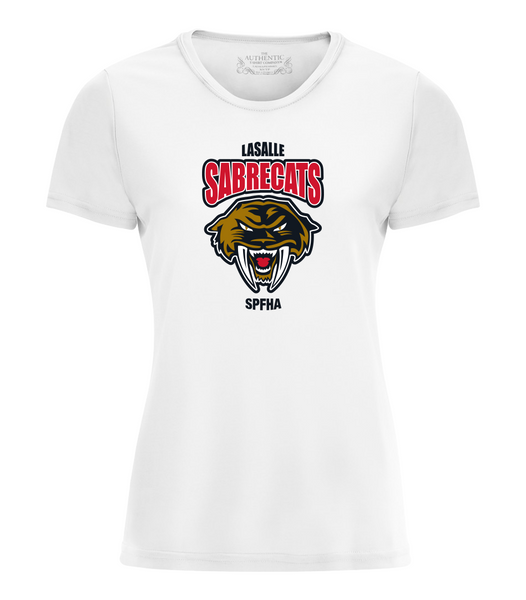 Sabrecats Performance Ladies Tee with Full Colour Printing