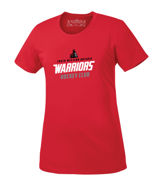 SWO Warriors Ladies Dri-Fit T-Shirt with Printed Logo