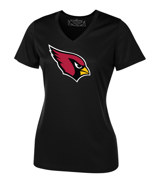 Brennan Cardinal Ladies Dri-Fit Short Sleeve